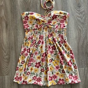 Floral Halter Top